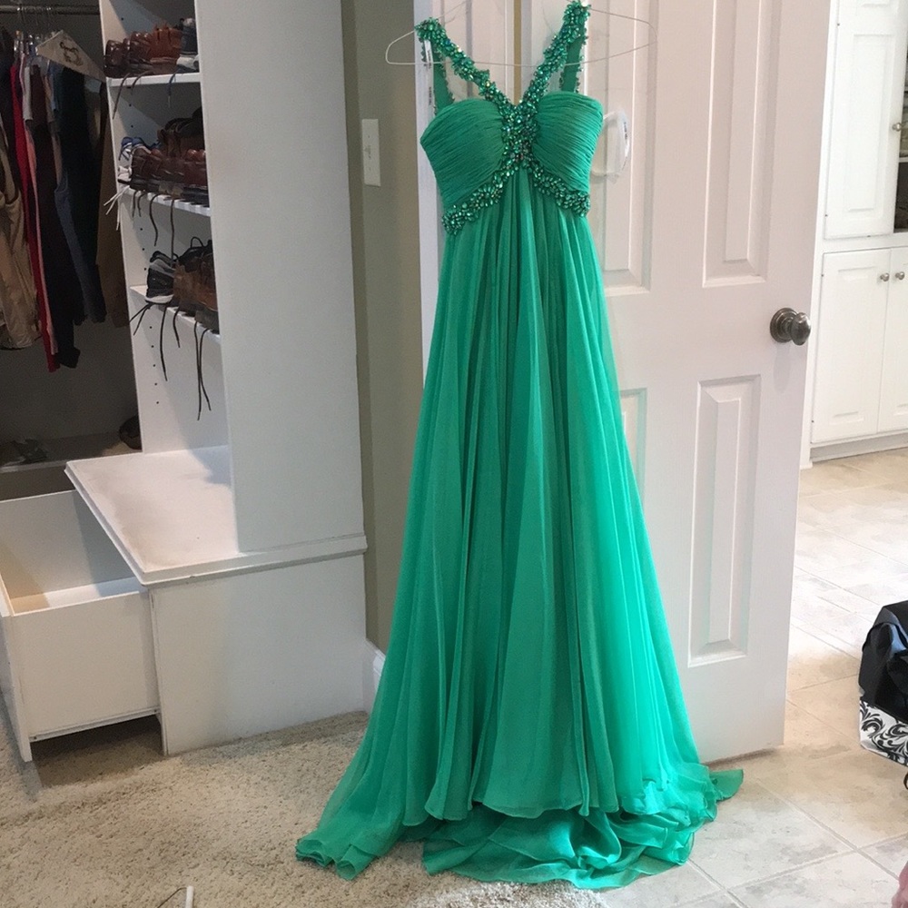Green Sherri Hill Dress